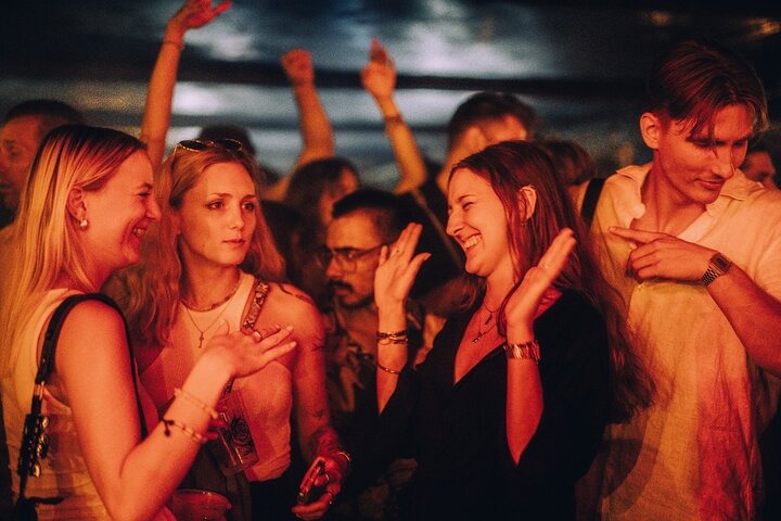 ( the factory ) Bartender preparing drinks behind the bar
